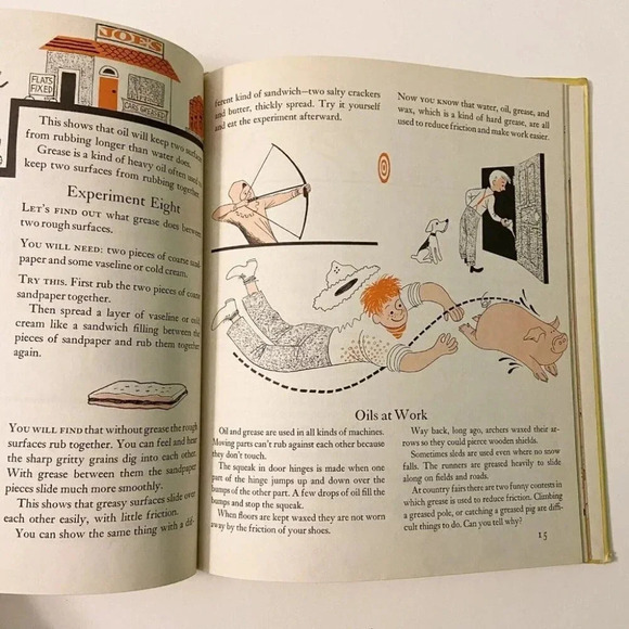 Vintage 1947 Push Pull And  Lift by Herman & Nina Schneider Ex Library Book HC - Picture 8 of 11